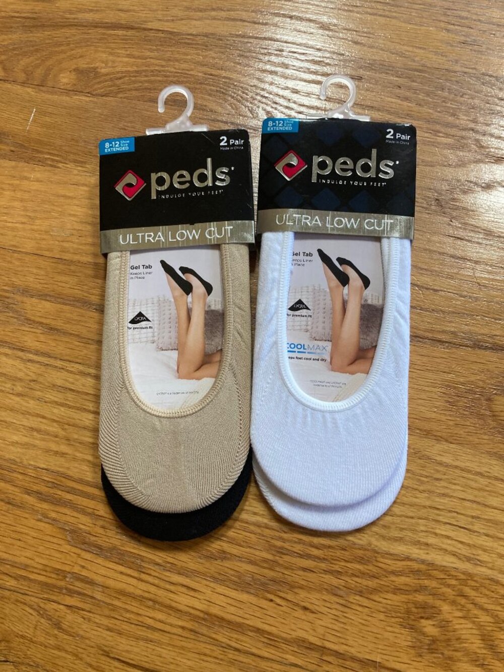 Peds Extended Shoe Size Ultra Low-Cut Socks